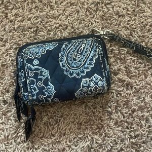 vera bradley double pocket clutch